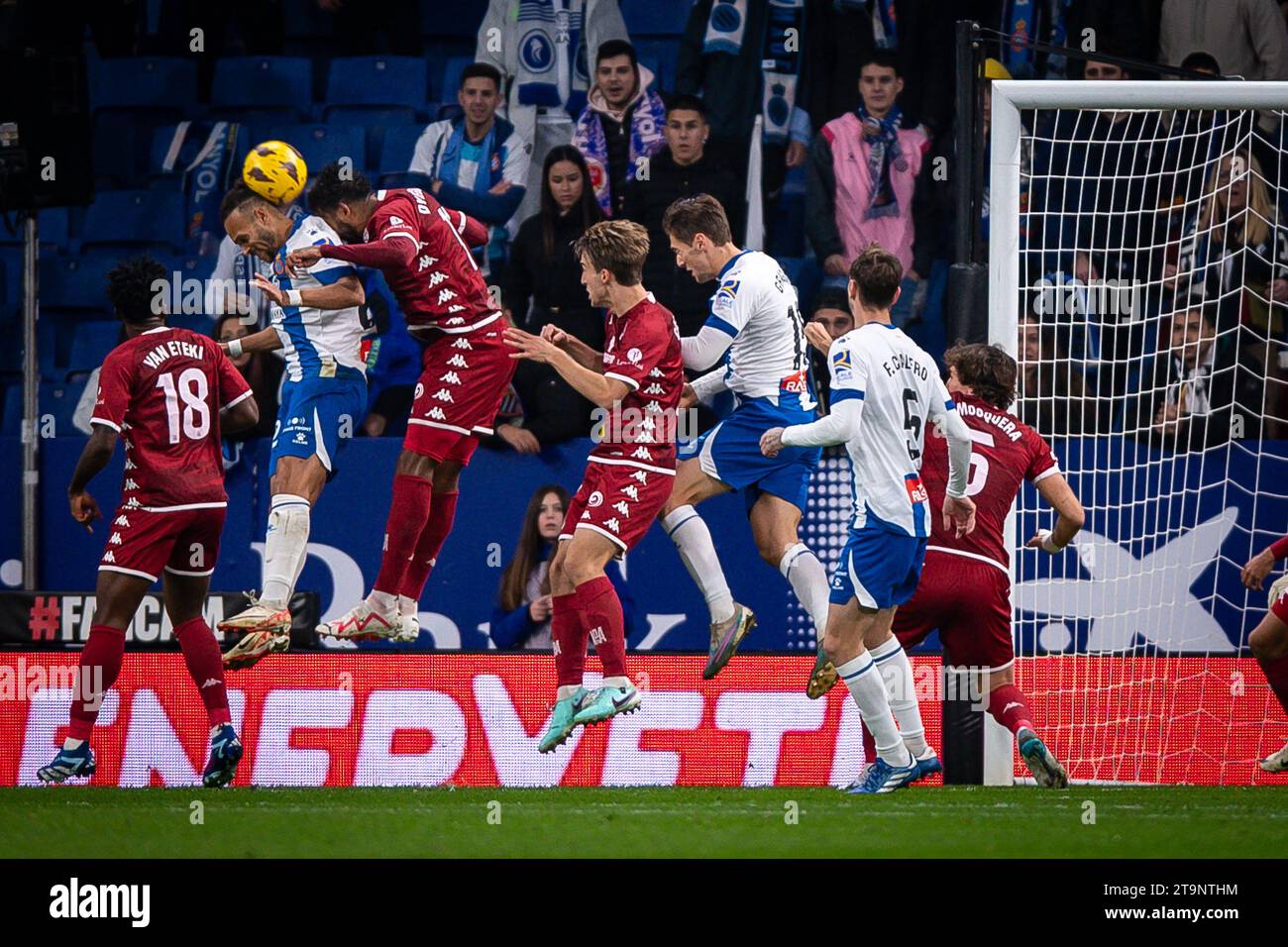 Barcelona, Spain. 26th Nov, 2023. Dyego Sousa (AD Alcorcon) during a La Liga Hypermotion match between RCD Espanyol and AD Alcorcon at Stage Front Stadium, in Barcelona, Spain on November 26, 2023. (Photo/Felipe Mondino) Credit: Independent Photo Agency/Alamy Live News Stock Photo