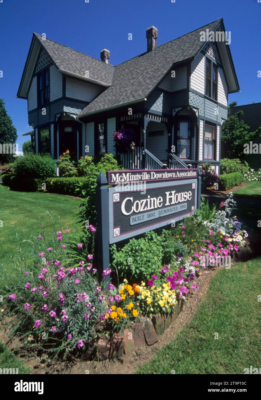 Cozine House, McMinnville, Oregon Stock Photo