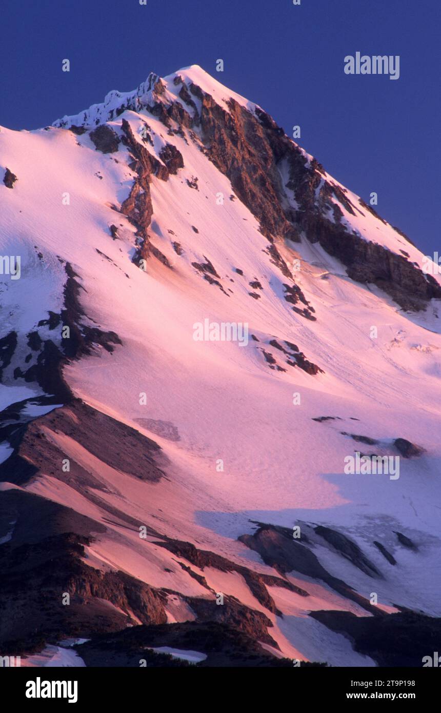 Mt Hood from Pass, Mt Hood National Forest, Oregon Stock Photo