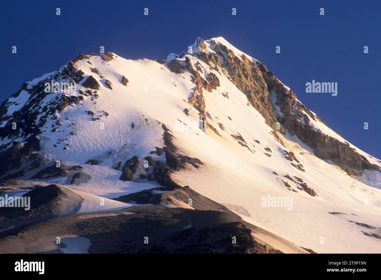 Mt Hood from Pass, Mt Hood National Forest, Oregon Stock Photo