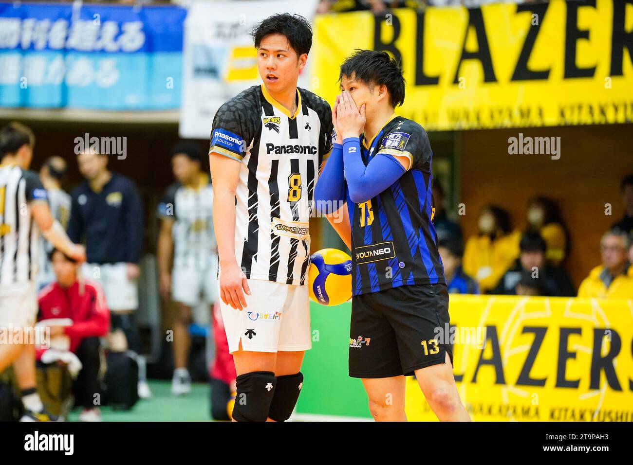 L-R) Kenyu Nakamoto (Panthers), Tomohiro Yamamoto (Panthers L-R) Kenyu Nakamoto (Panthers), Tomohiro Yamamoto (Panthers