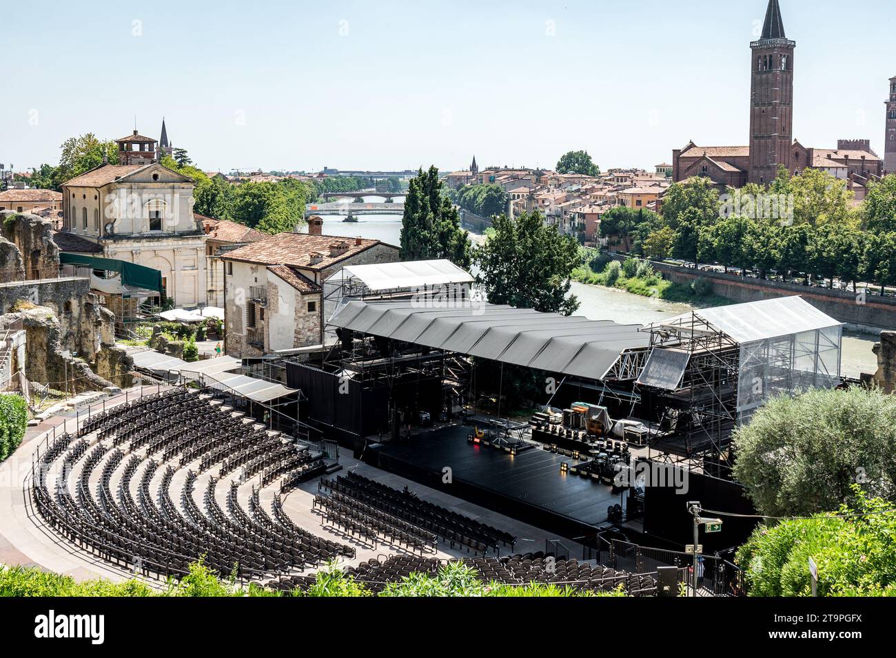 The roman theater of verona hi-res stock photography and images - Alamy