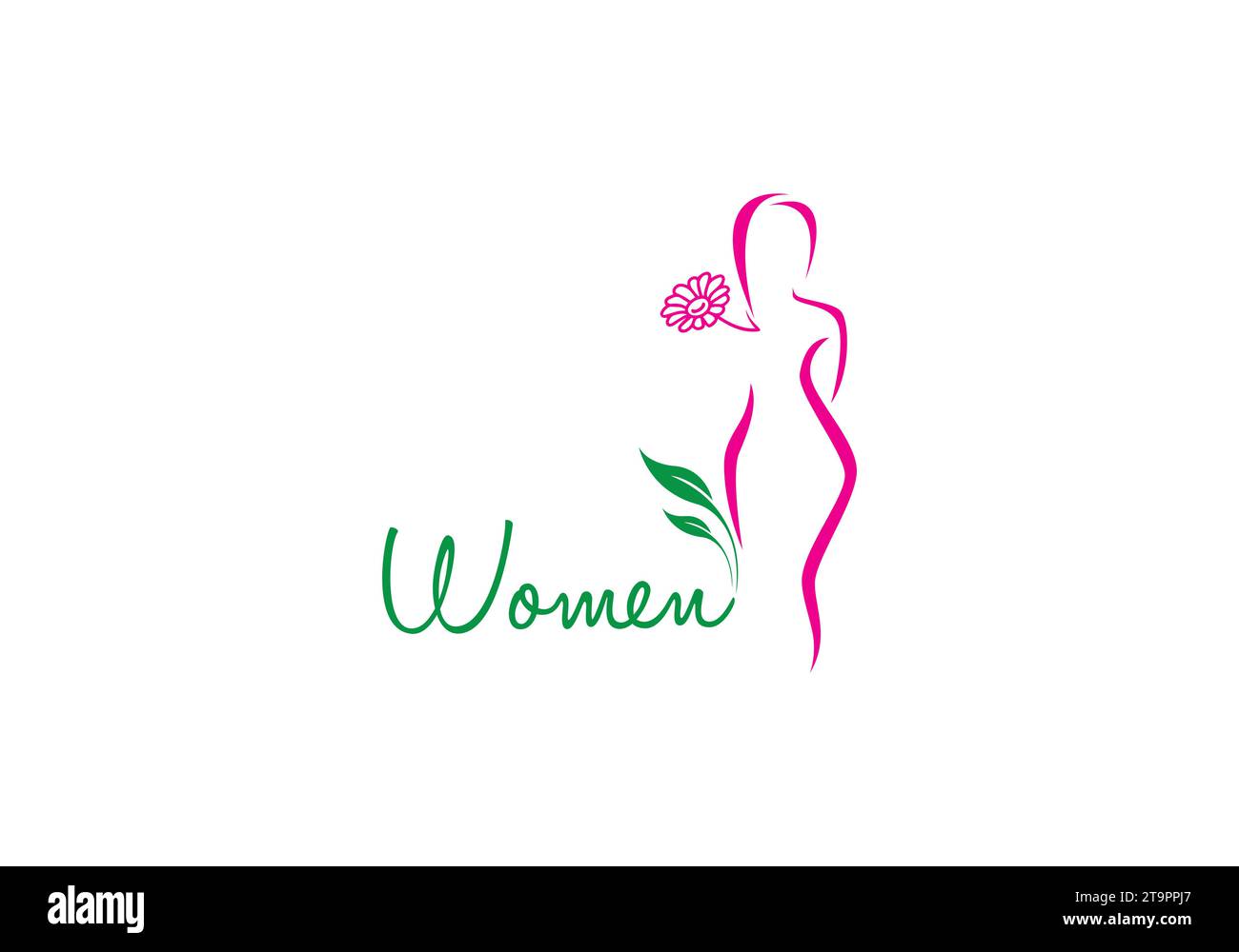 Woman beauty logo template vector icon illustration design EPS 10 Stock Vector