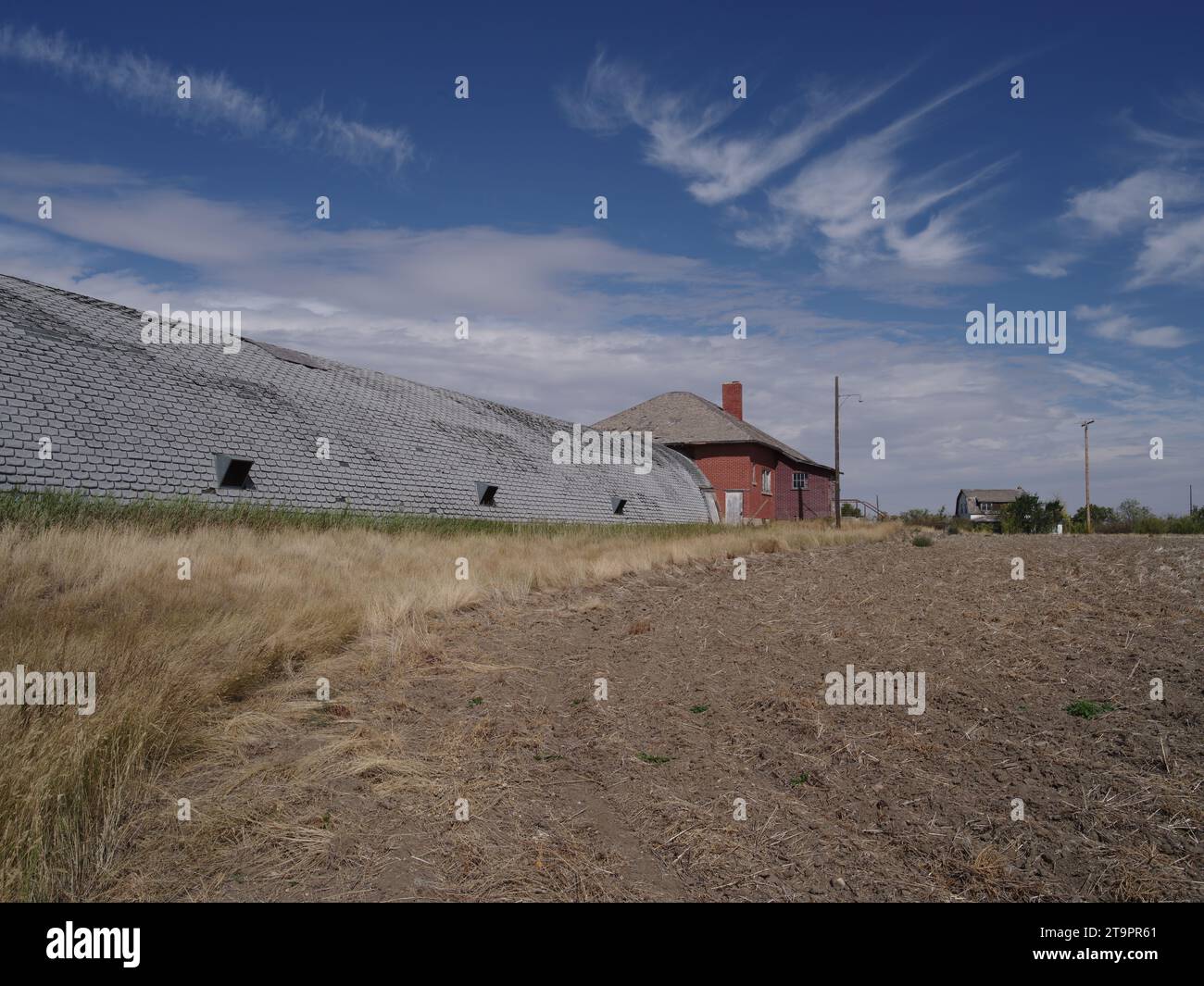 School House & Curling Rink - Orkney, Saskatchewan, Canada Stock Photo ...