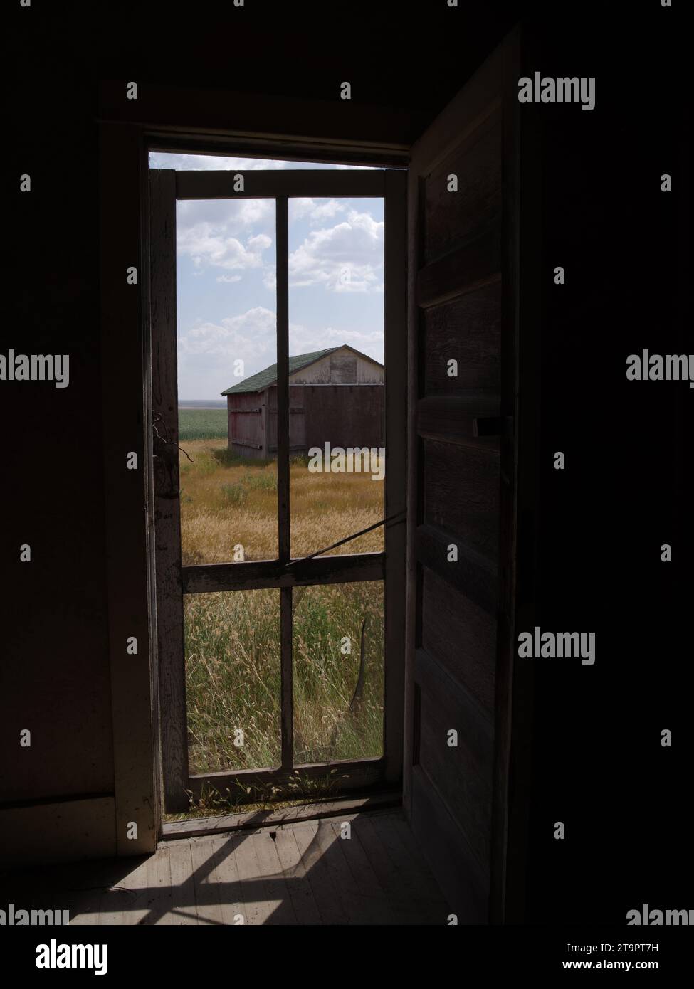 Abandoned Homestead - Orkney, Saskatchewan, Canada Stock Photo