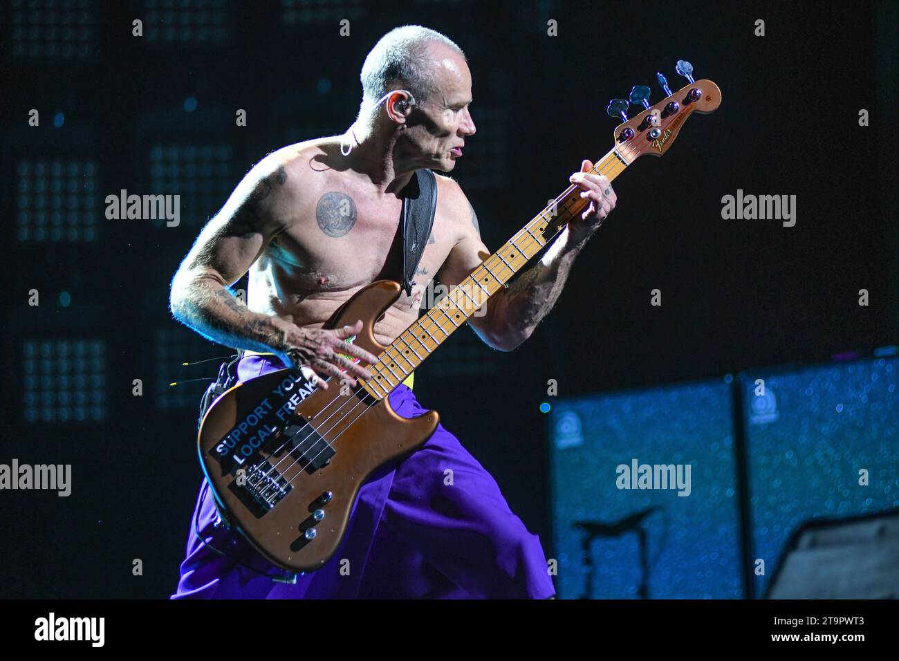 Red hot chili peppers bassist hi-res stock photography and images 