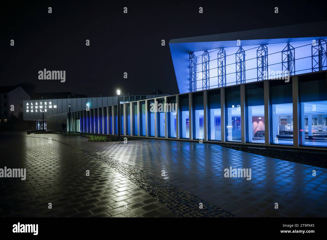 Hamburg, Germany. 27th Nov, 2023. View of the rebuilt and extended ...