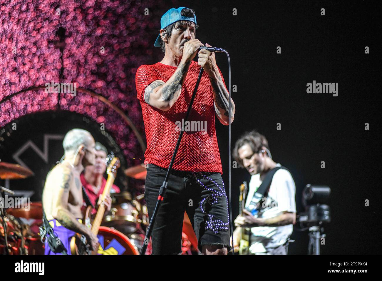 Red Hot Chili Peppers Anthony Kiedis, Flea, Chad Smith, John