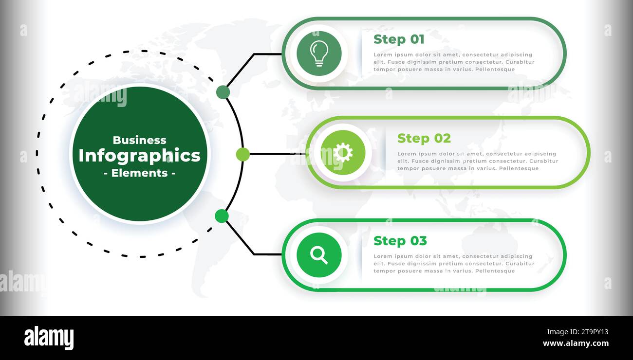 Business Data Visualization. Process Chart. Abstract Elements Of Graph ...