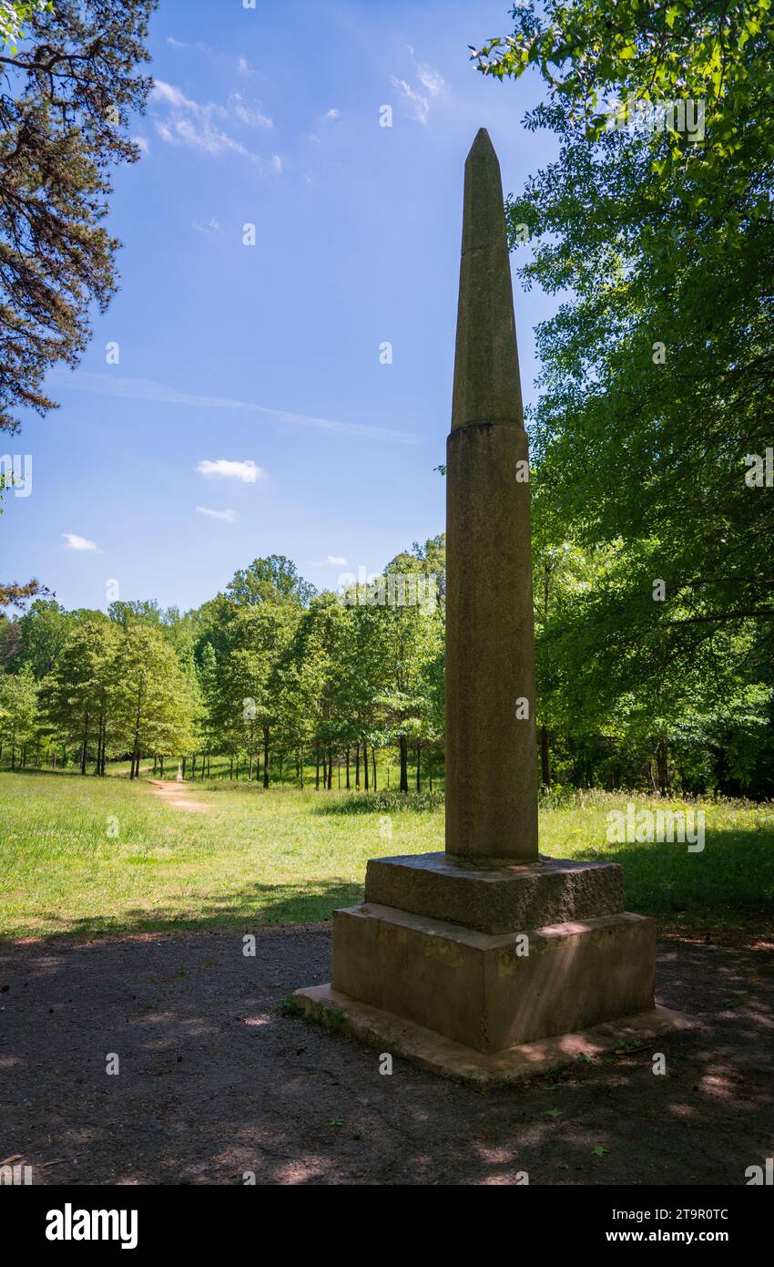 Guilford Courthouse National Military Park in North Carolina Stock