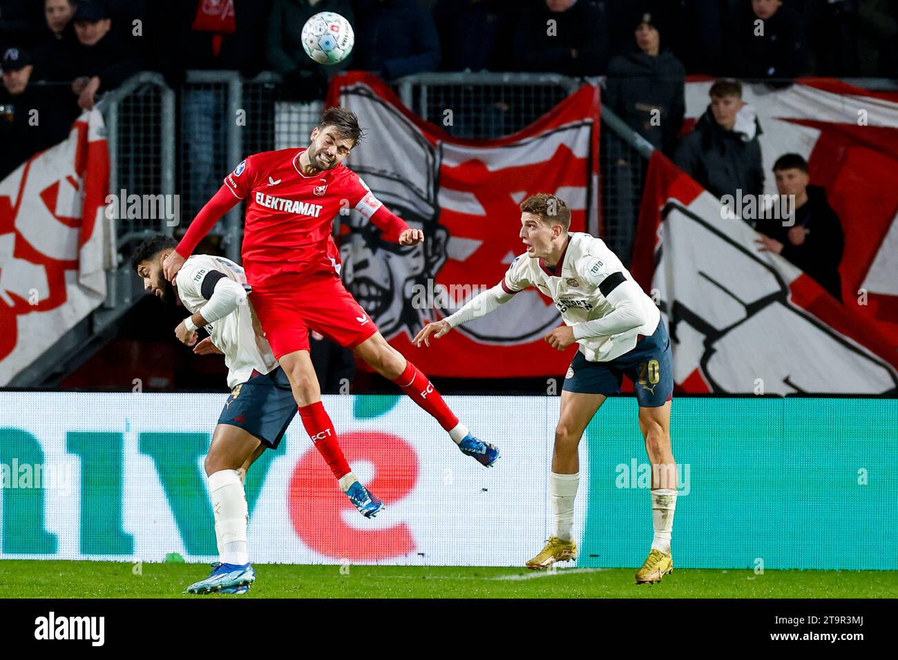 Robin Propper ENSCHEDE, NETHERLANDS - NOVEMBER 25: Robin Propper (FC Twente) and ...