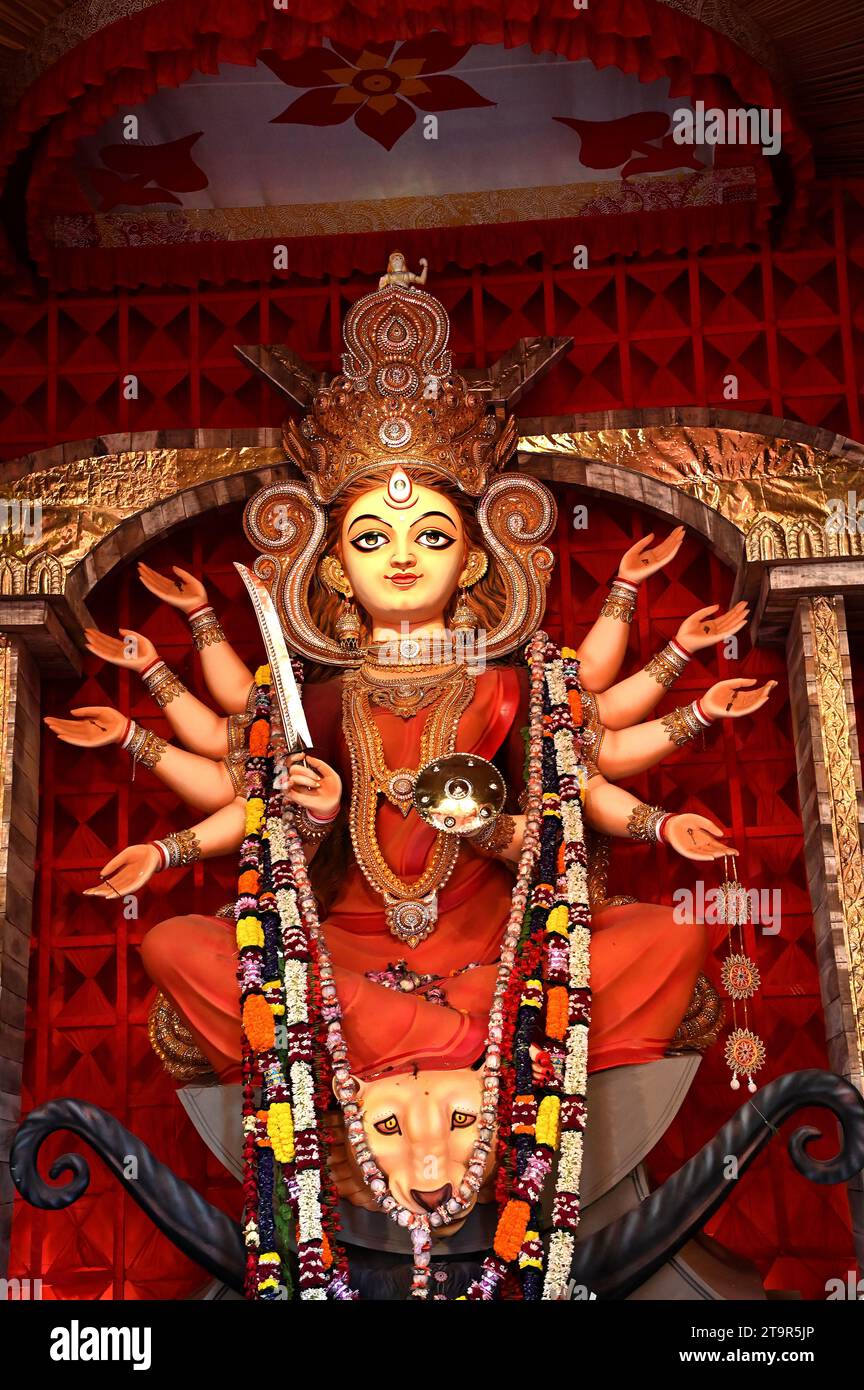 The Bengali famous festival of Durga Puja in the city of joy Kolokata ...