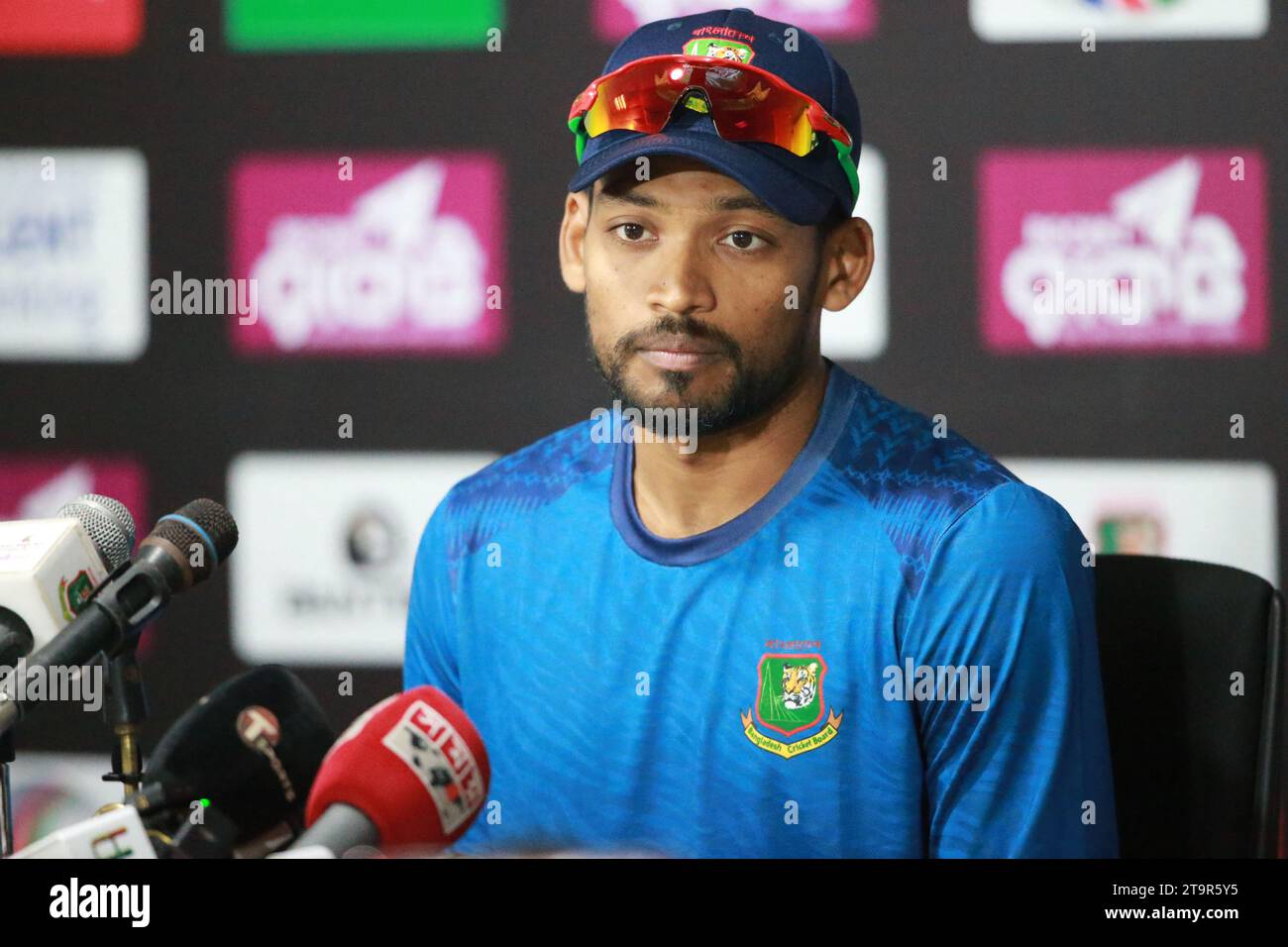 Bangladesh Test Cricket Team captain Nazmul Hossain Shanto speaks at