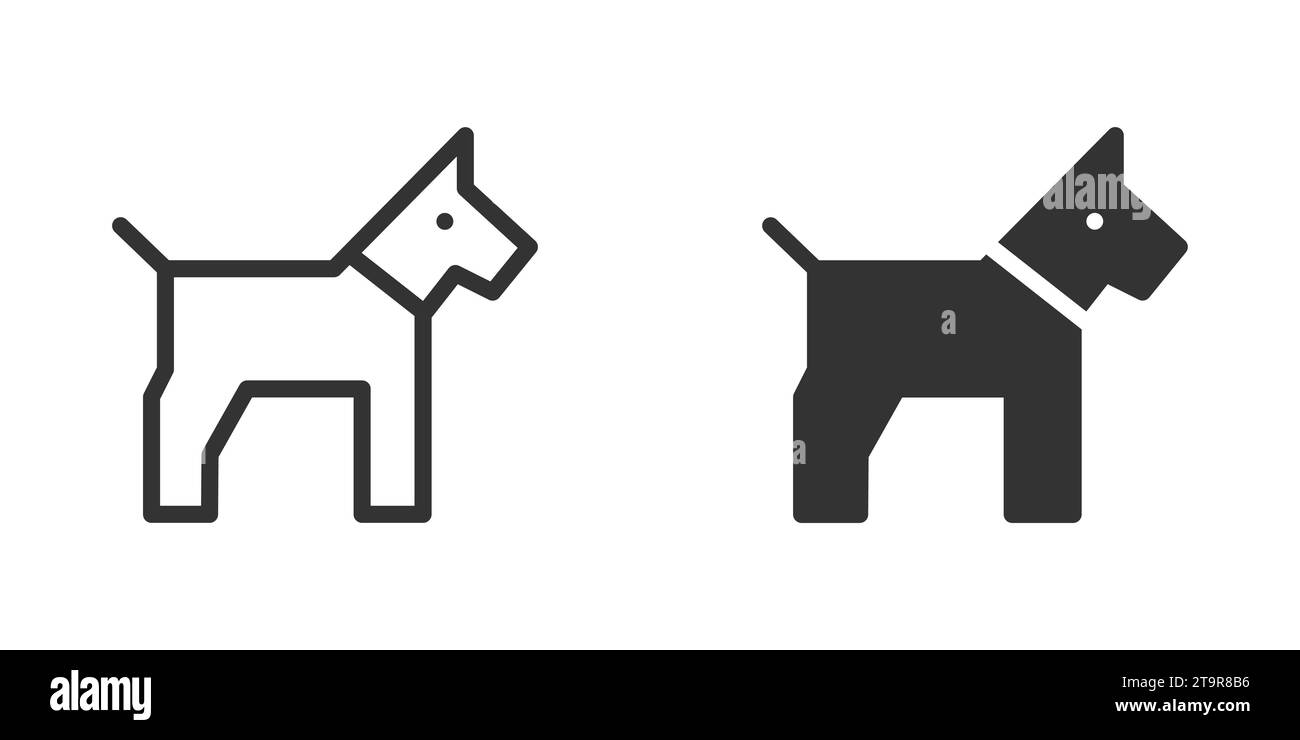 Dog icon. Simple design. Vector illustration Stock Vector Image & Art ...
