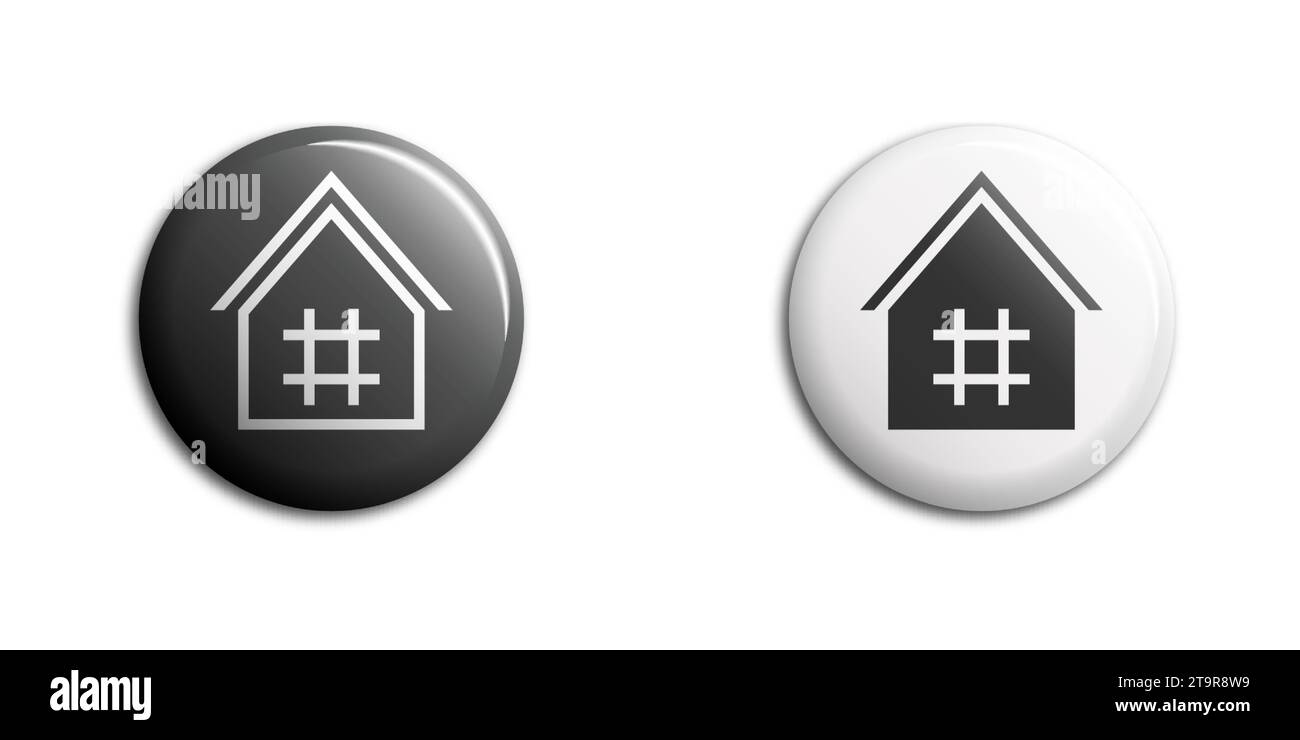 Jail house icon. Vector illustration Stock Vector