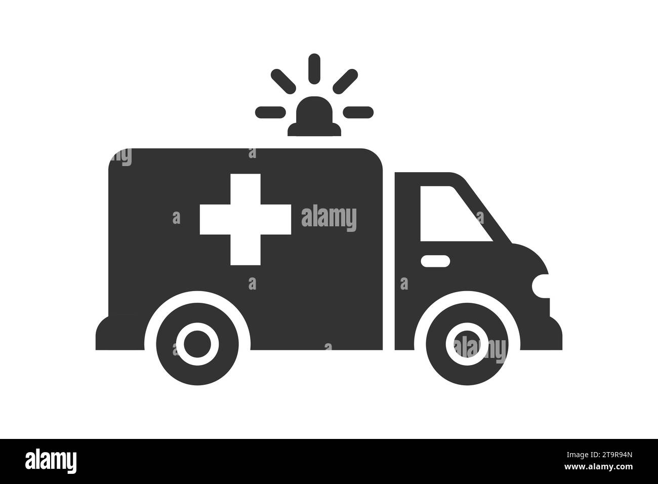 Ambulance car icon. Vector illustration Stock Vector