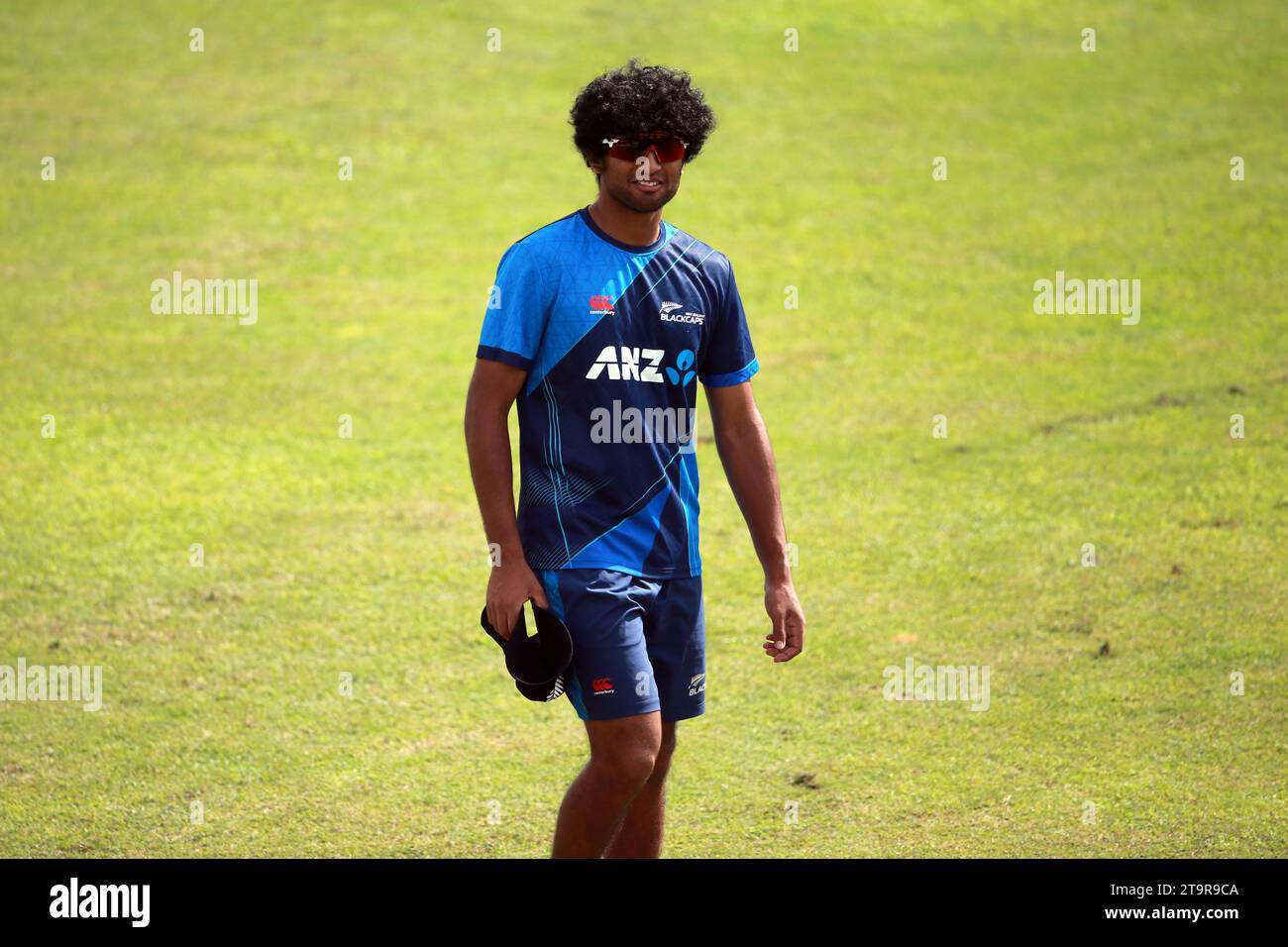 New Zealand Test Cricket Team attends practice session at Sylhet