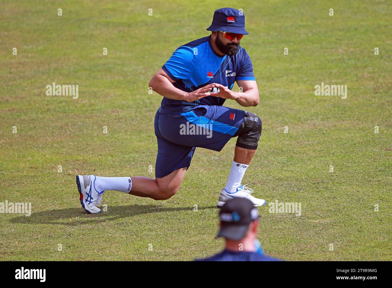 New Zealand Test Cricket Team attends practice session at Sylhet