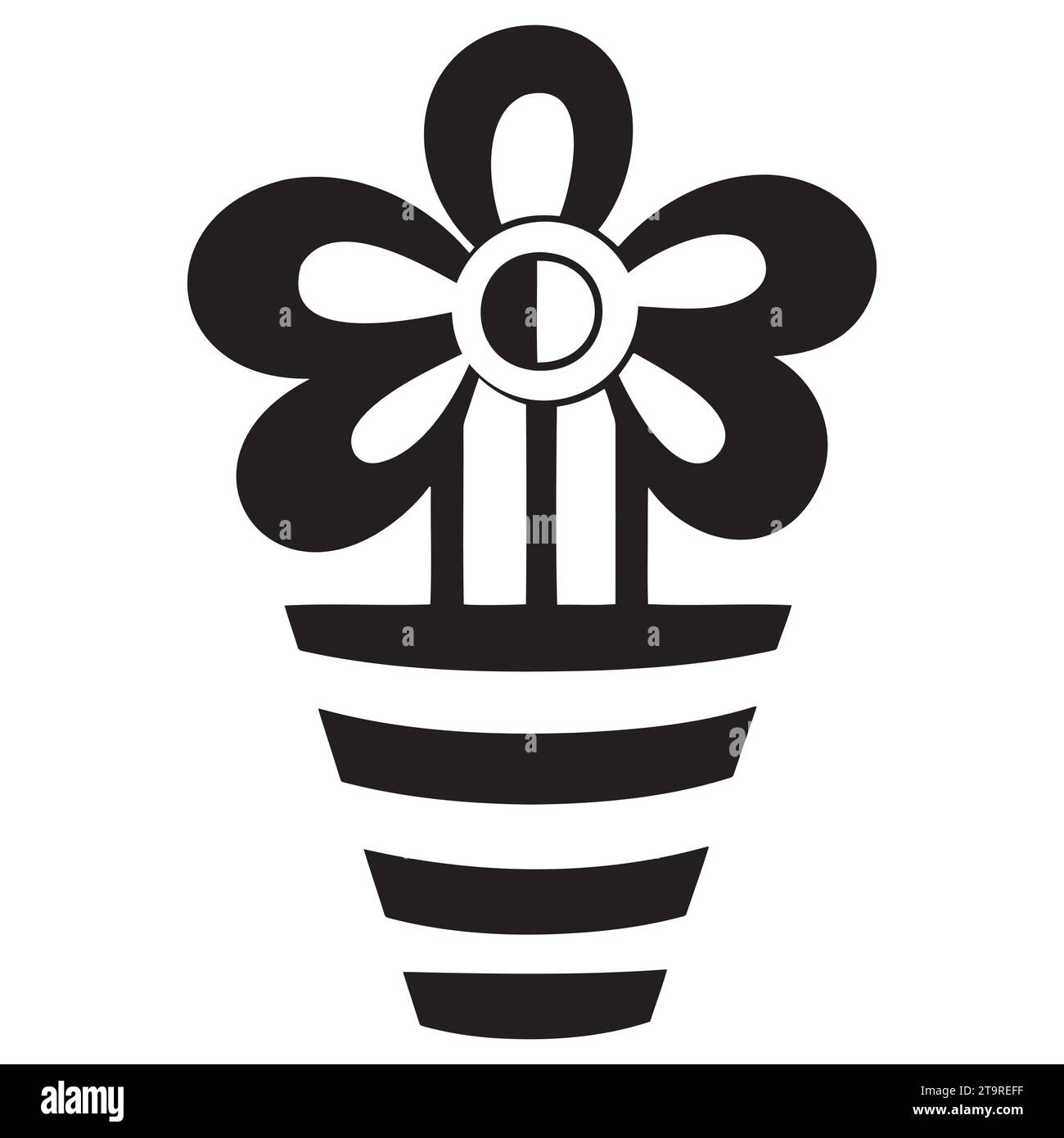 Vintage flower drawings hi-res stock photography and images - Alamy