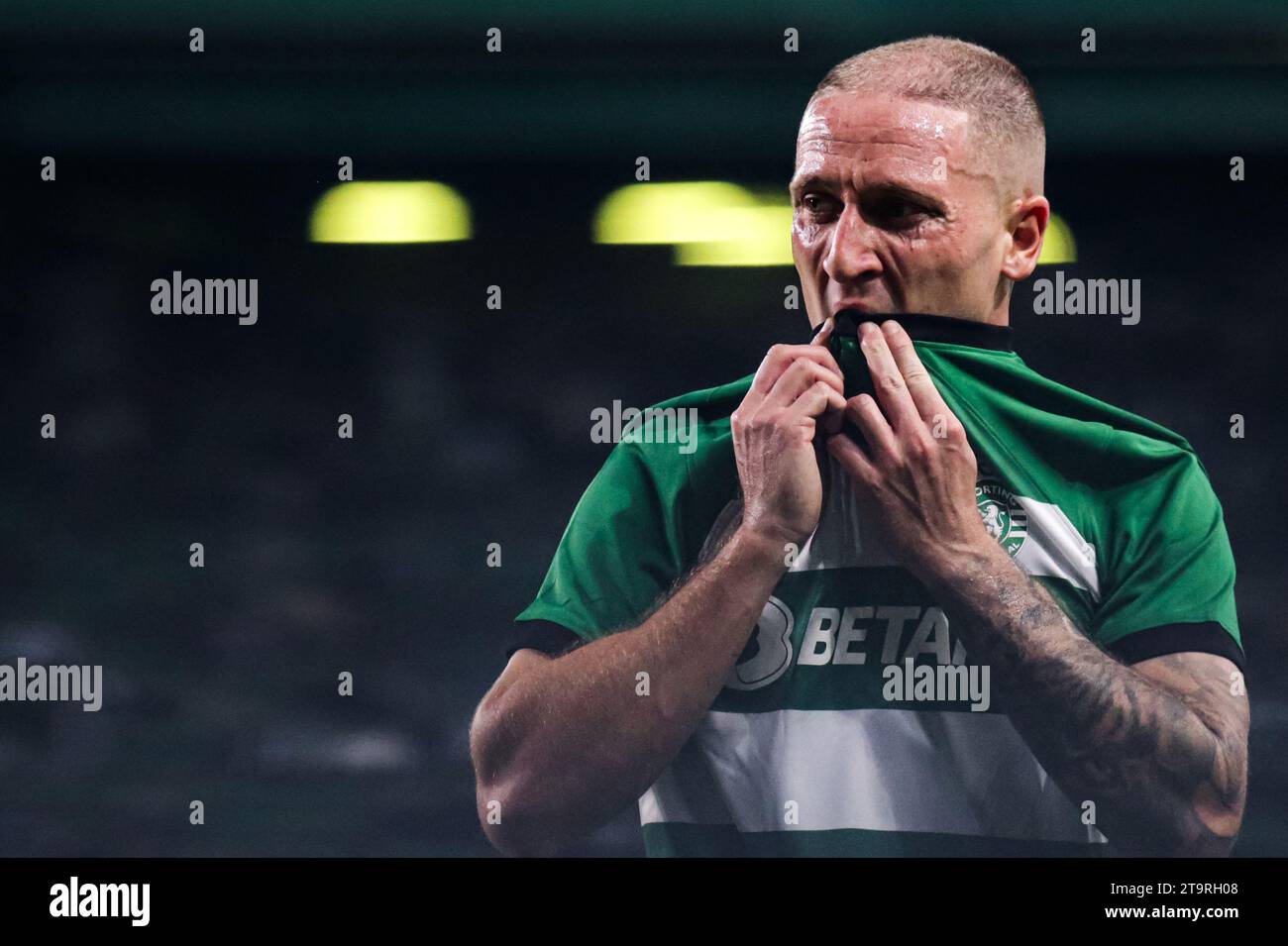 Lisbon, Portugal. 26th Nov, 2023. Lisbon, 11/26/2023 - Today Sporting Clube de Portugal hosted the Dumiense football team, in the 4th Round of the Portuguese Cup at the José Alvalade Stadium. NUNO SANTOS (Mario Vasa/Global Imagens) (Mário Vasa/Global Imagens) Credit: Atlantico Press/Alamy Live News Stock Photo