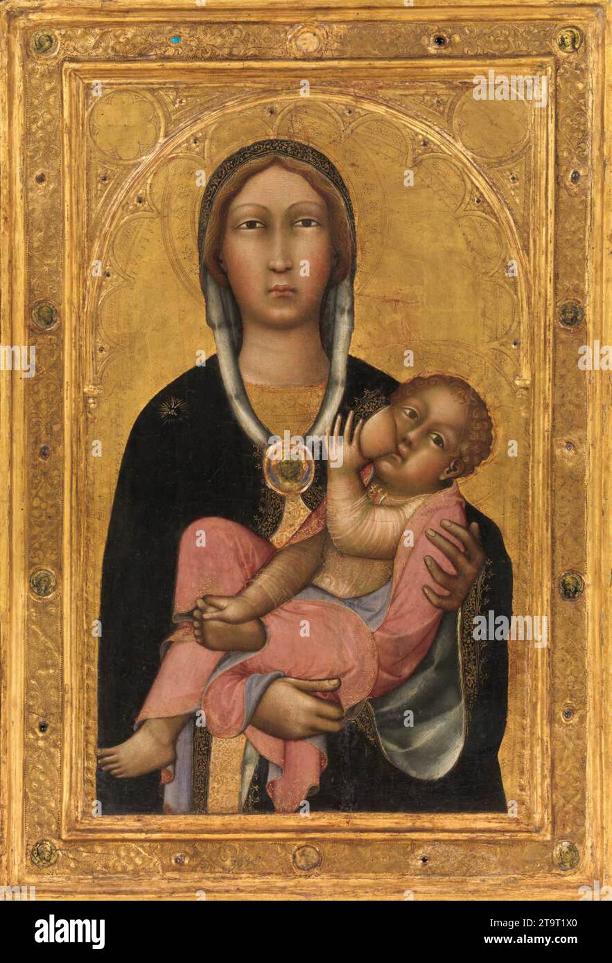 Madonna and Child 1370s by Paolo Di Giovanni Fei Stock Photo - Alamy