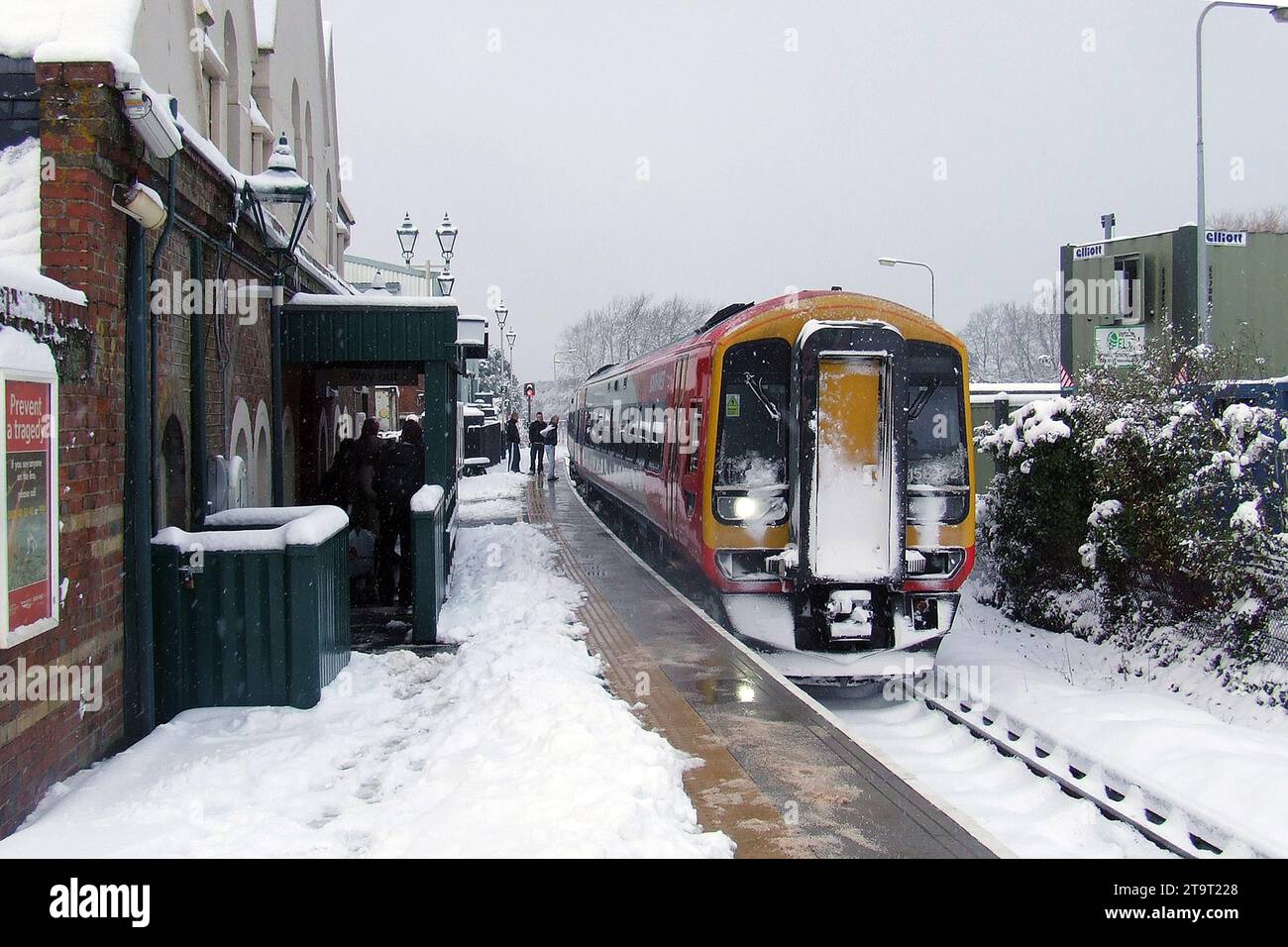 New Forest Hampshire, Hants uk, i2010 following a snowfall. Landscapes