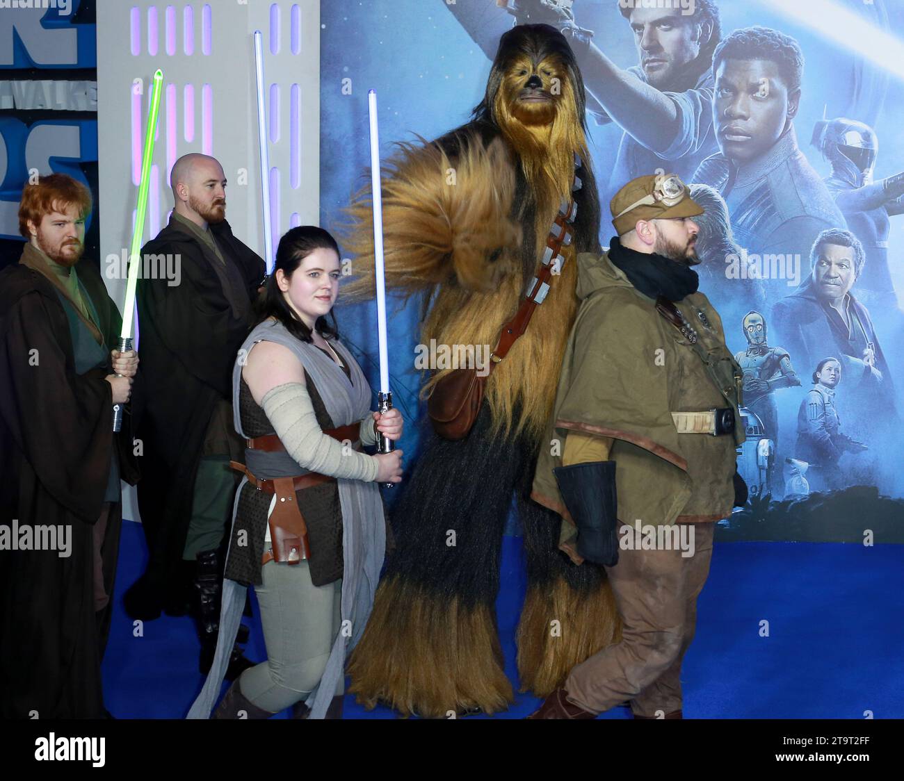 Chewbacca attends 'Star Wars: The Rise of Skywalker' European Premiere at Cineworld Leicester Square in London, England. Stock Photo