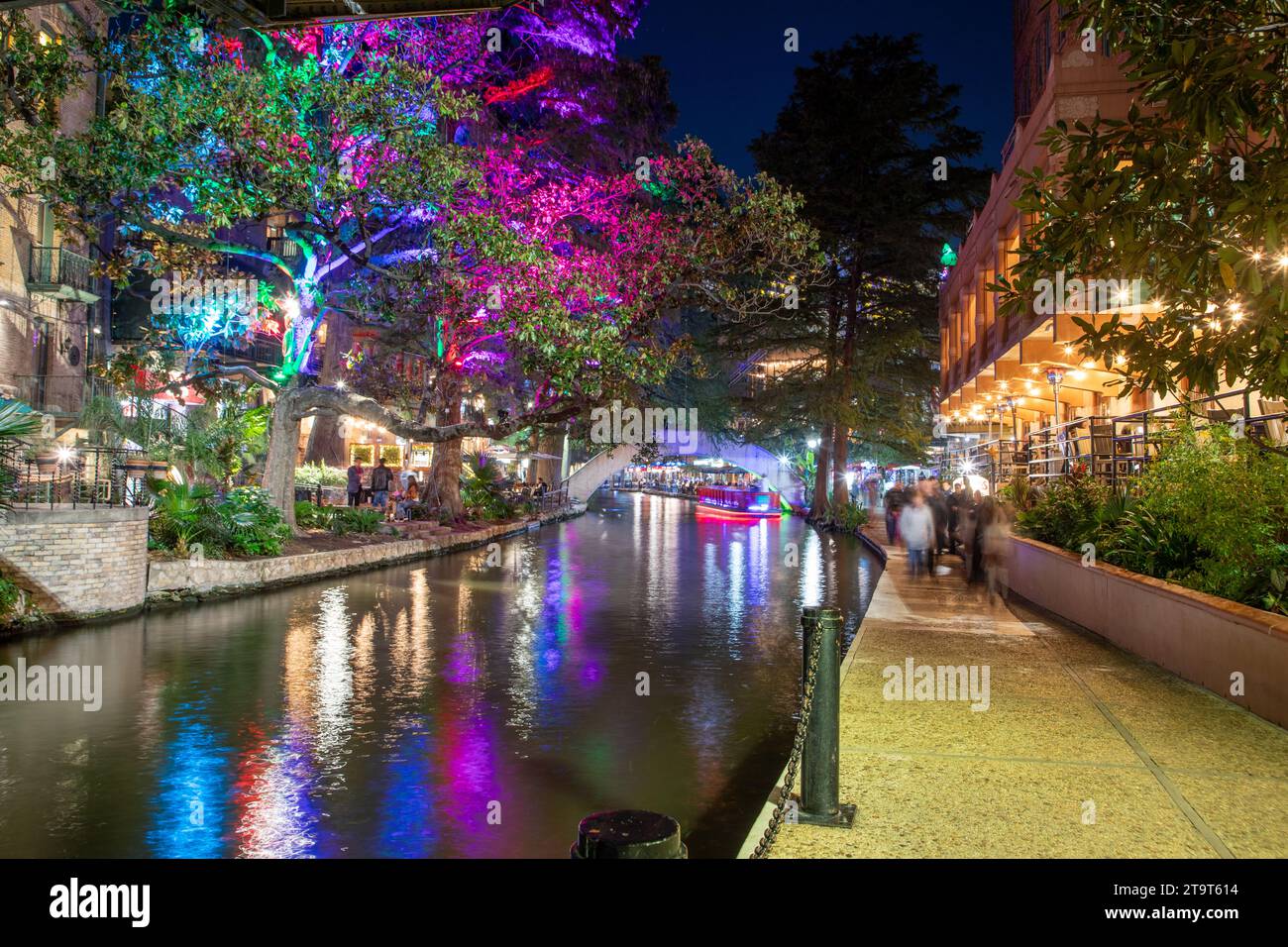 San Antonio, USA - October 31, 2023: The San Antonio River Walk by ...