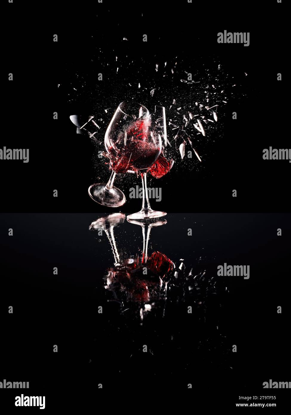 Beautiful images of pouring wine, broken wine glass and quitting