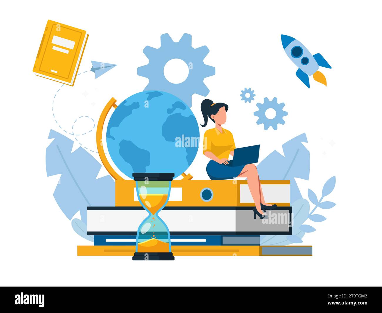Online teaching resources Stock Vector Images - Alamy