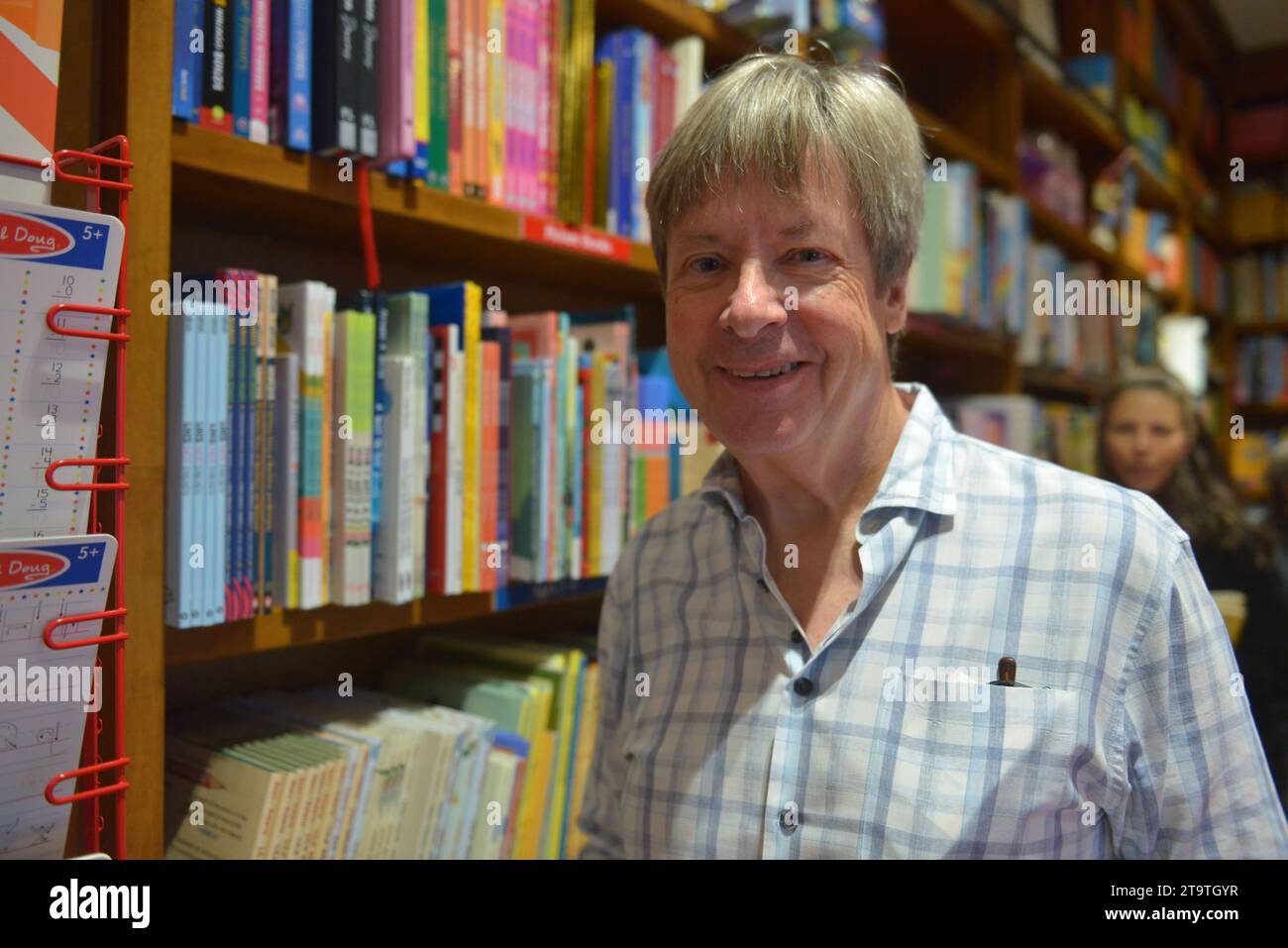Coral Gables, USA. 25th Nov, 2023. CORAL GABLES, FLORIDA - NOVEMBER 25: Dave Barry poses for portrait during the celebrated and launch of Books & Books Literary new nonprofit Foundation with the Coral Gables business and literary community and the Coral Gables Chamber of Commerce Small Business Saturday at Books and Books-Gables on November 25, 2023 in Coral Gables, Florida. (Photo by JL/Sipa USA) Credit: Sipa USA/Alamy Live News Stock Photo