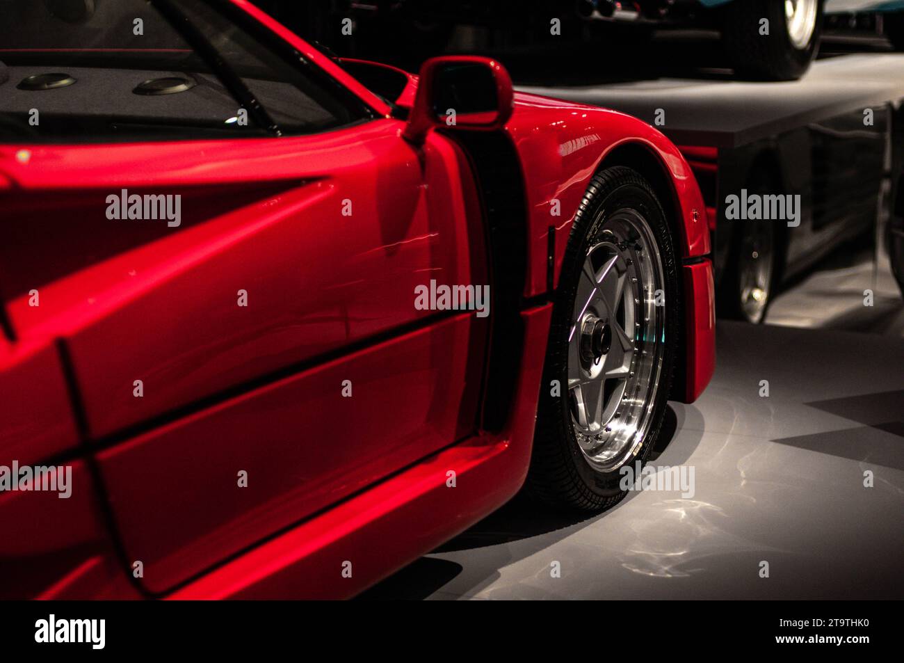 Details of European supercars up close Stock Photo - Alamy