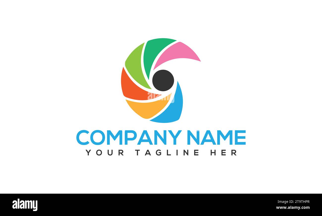 Camera Logo Design Unique and Professional Logo Design Stock Vector