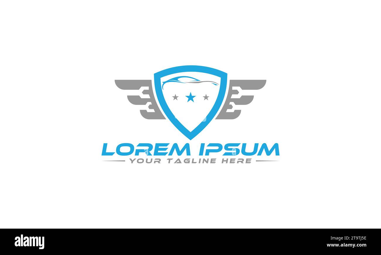 Car Logo Design Creative and Unique Logo Design Stock Vector