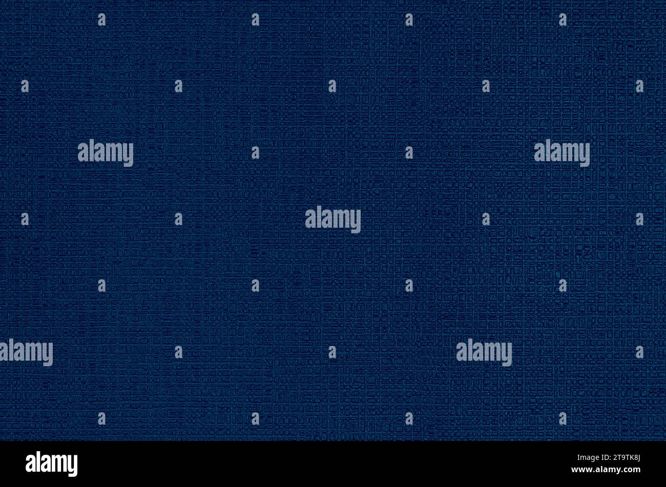 deep blue leather background texture, fabric pattern Stock Photo