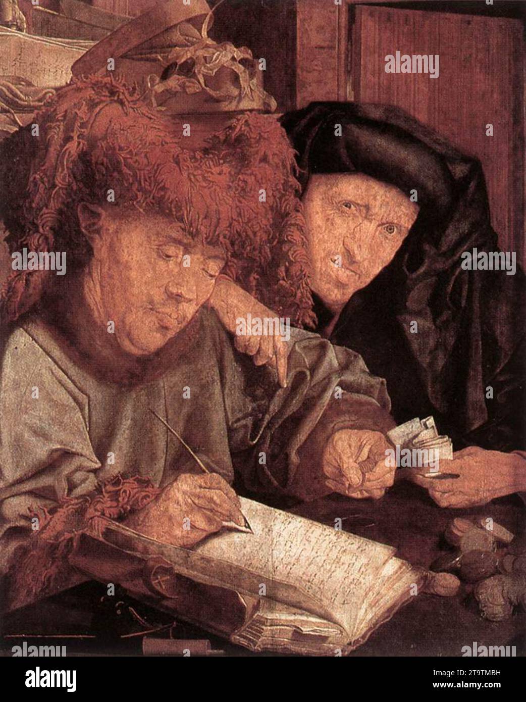 The Tax Collectors - by Marinus Van Reymerswaele Stock Photo