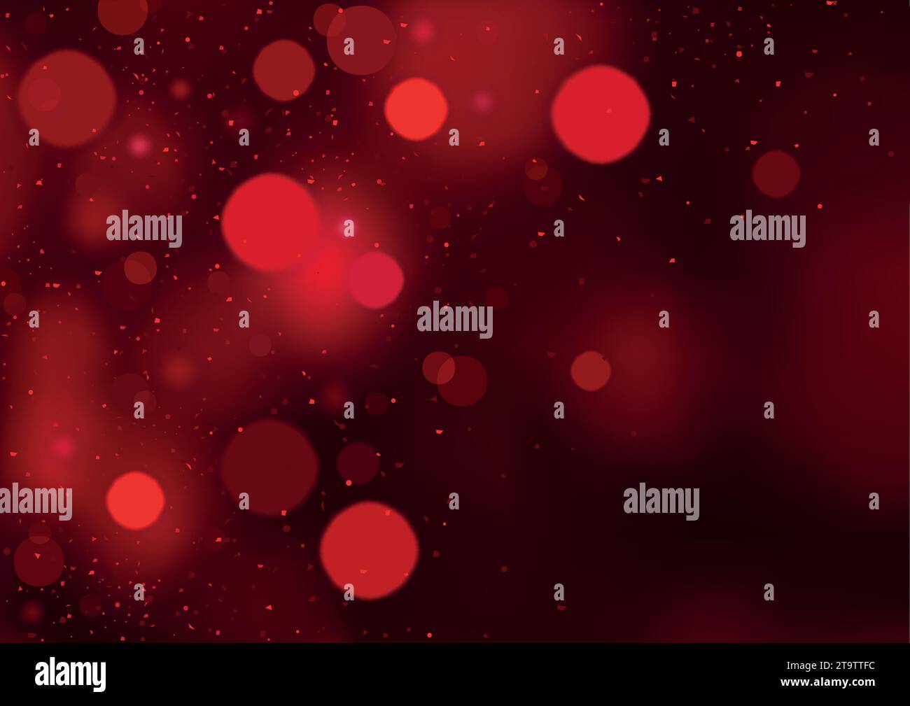 Red Abstract Blurred Background with Light Effects Stock Vector Image ...
