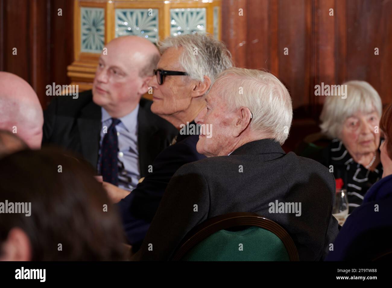 Julian Glover, Simon Williams and Harry Mount at The Oldie of the Year 2023, 23-11-23 Stock Photo