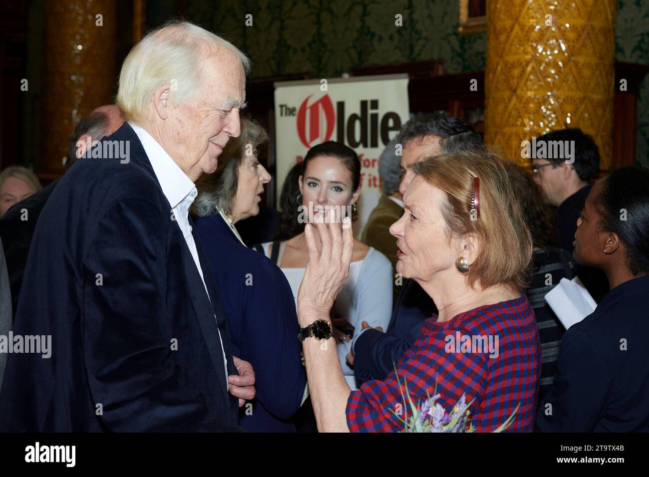 Sir Tim Rice and Dame Joan Bakewell at The Oldie of the Year 2023 23-11-23 Stock Photo