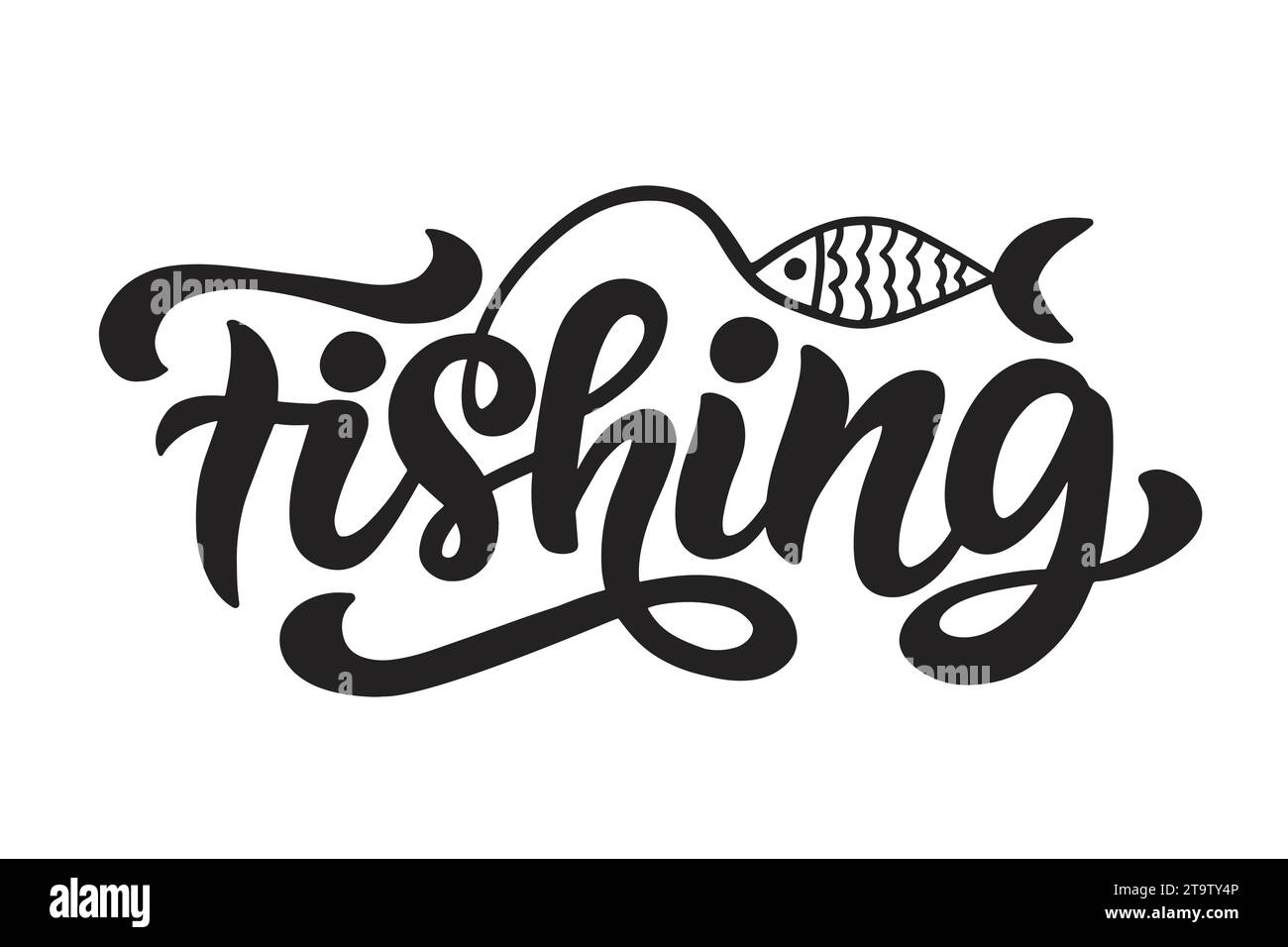 Inscription salmon Stock Vector Images - Alamy