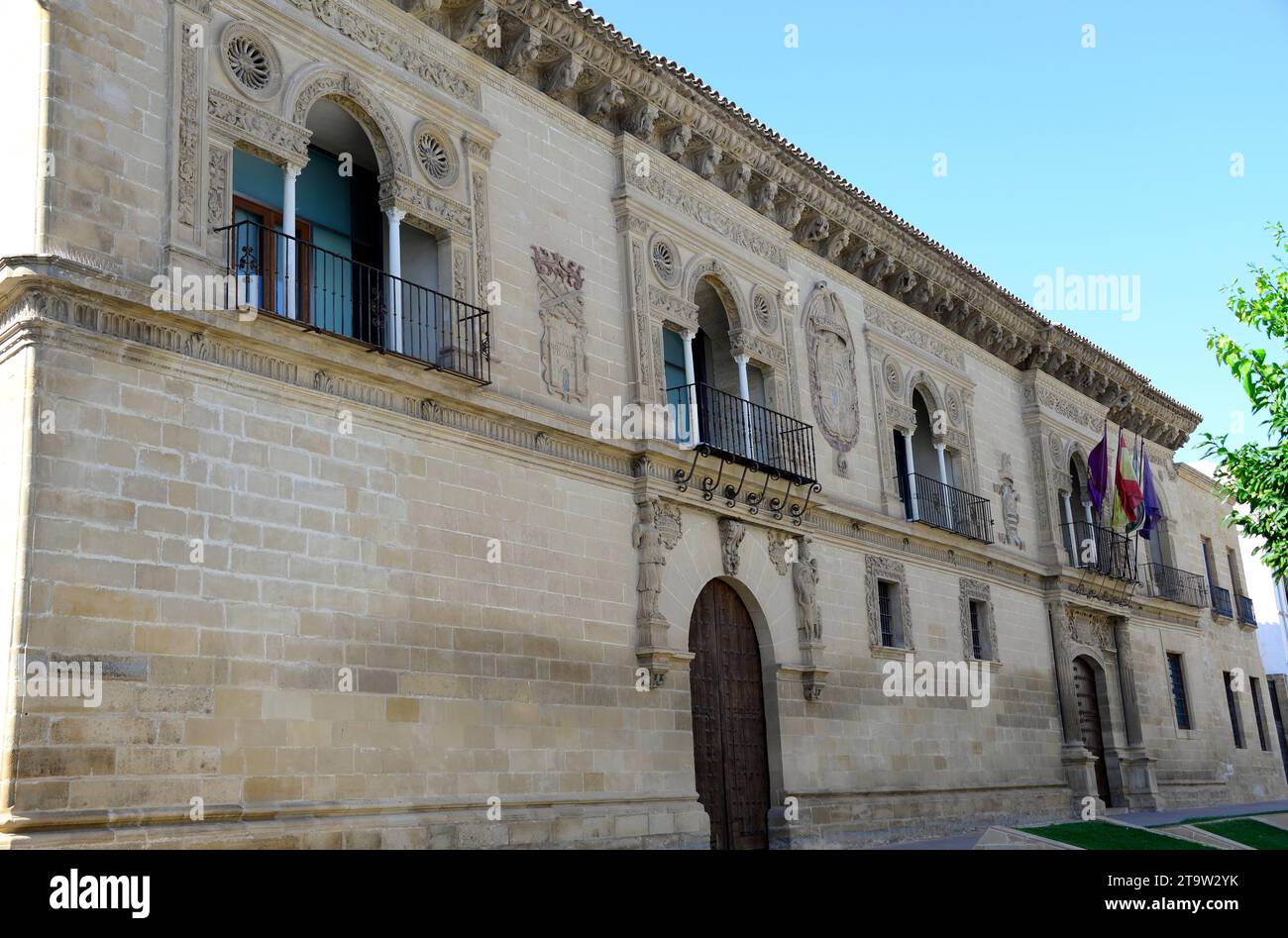 Baeza city, World Heritage. City Hall (renaissance 16th century). La Loma, Jaén, Andalusia, Spain. Stock Photo