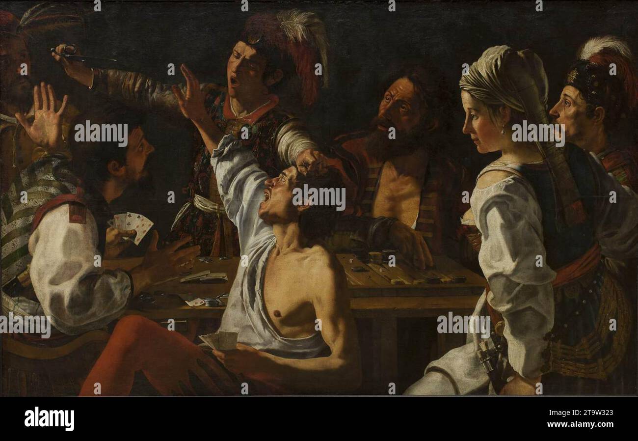 Card and Backgammon Players. Fight over Cards 1620s by Theodor Rombouts ...
