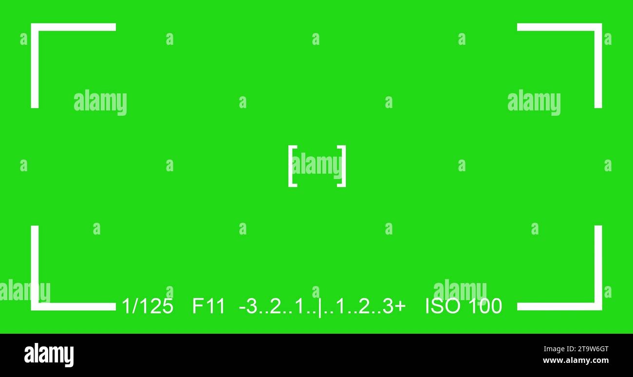 photography focus finder camera view SLR viewfinder, with chroma key