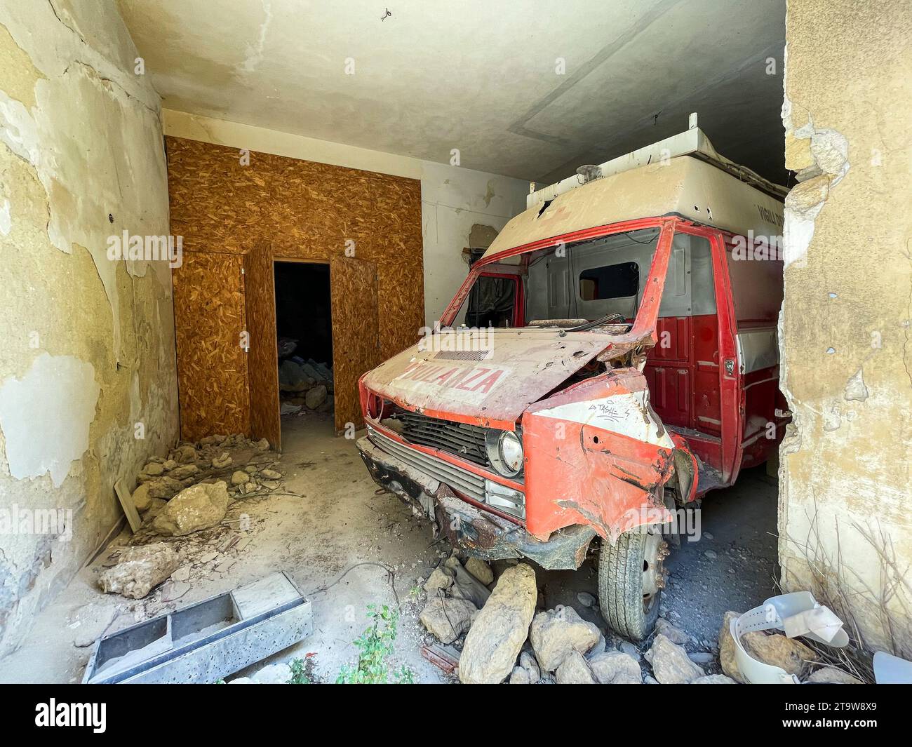 Italy, Sicily, Poggioreale Stock Photo
