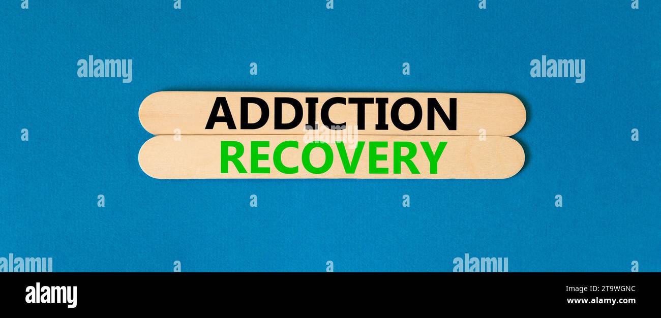Addiction recovery symbol. Concept words Addiction recovery on ...