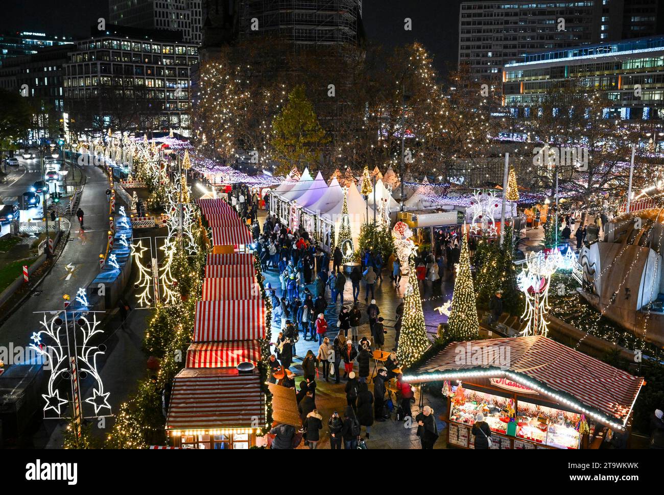 Berlin, Germany. 27th Nov, 2023. The Christmas market on