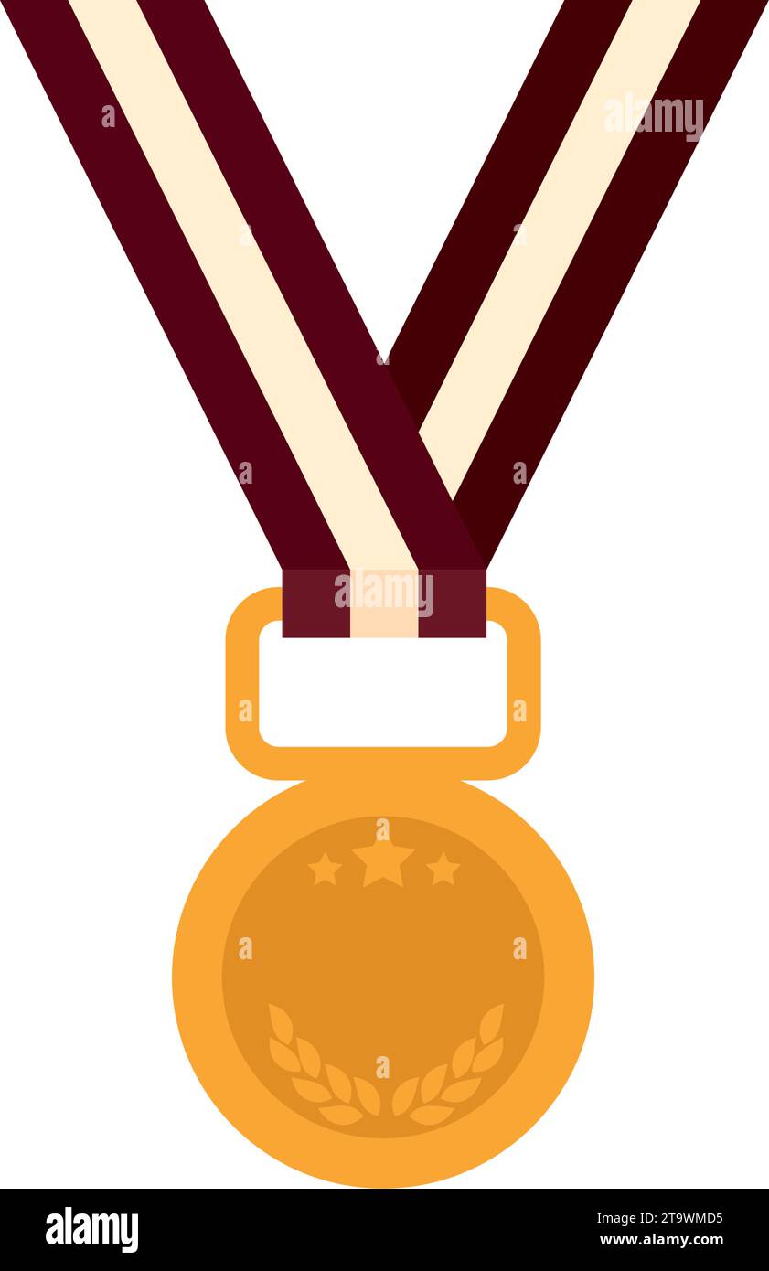 golden medal illustration Stock Vector Image & Art - Alamy
