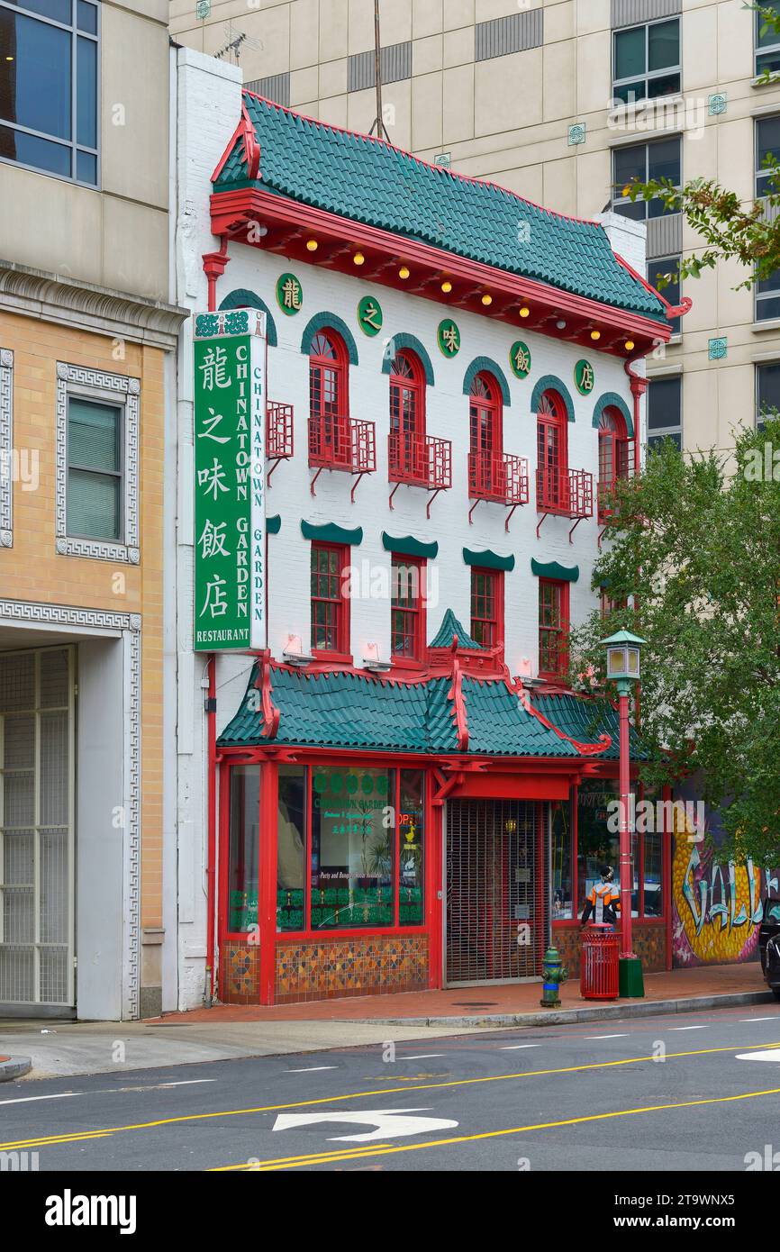 Chinese restaurant in Chinatown, NW Washington DC Stock Photo Alamy