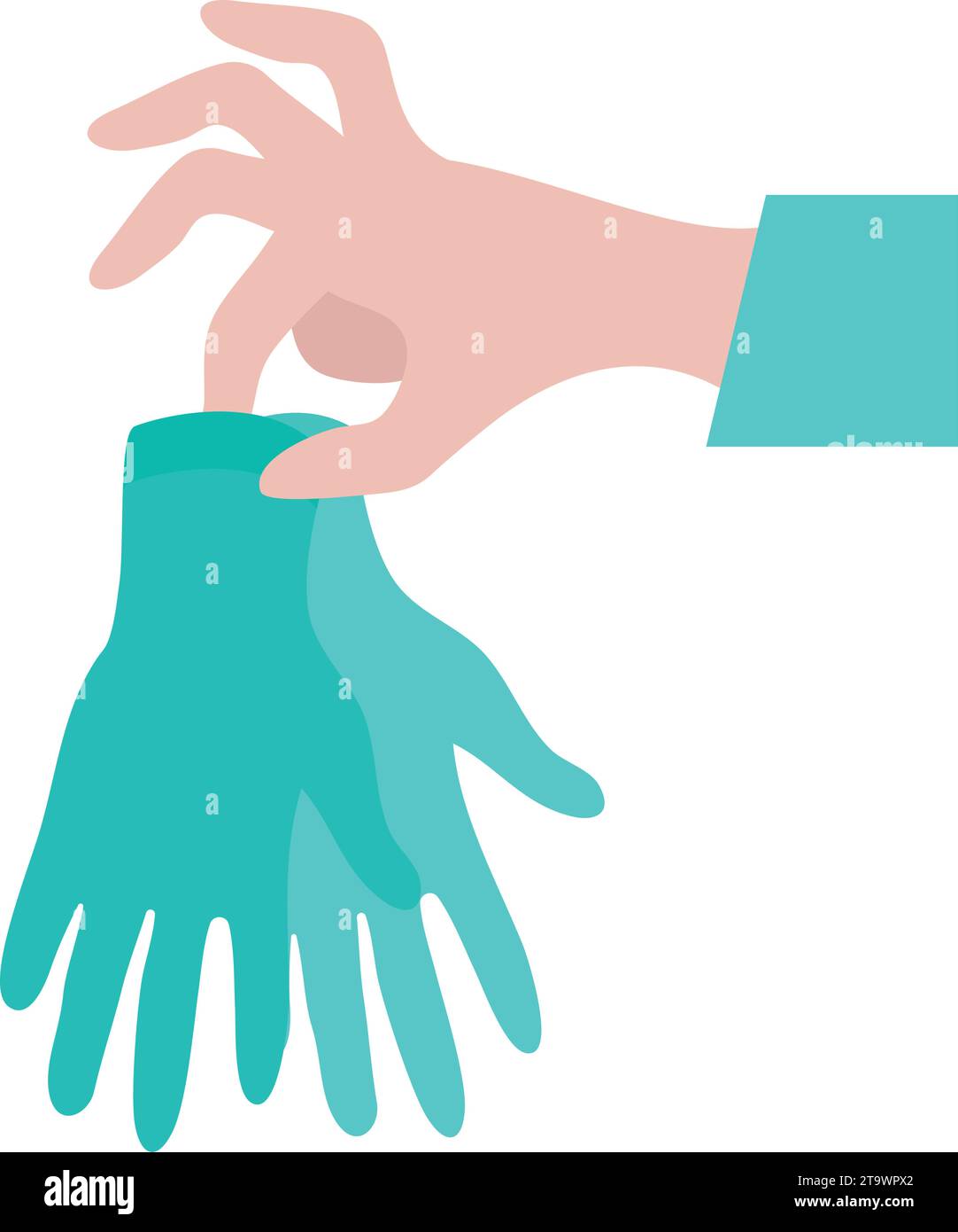 hands throwing away gloves Stock Vector Image & Art Alamy