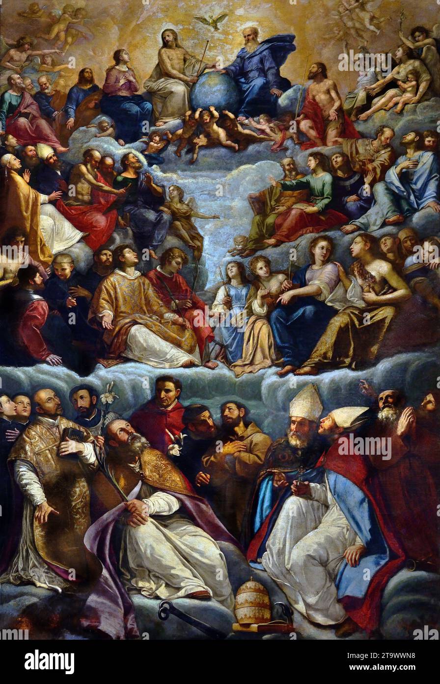 Pope Paul III approves the reign of Saint Ignatius by Jusepe de Ribera ...